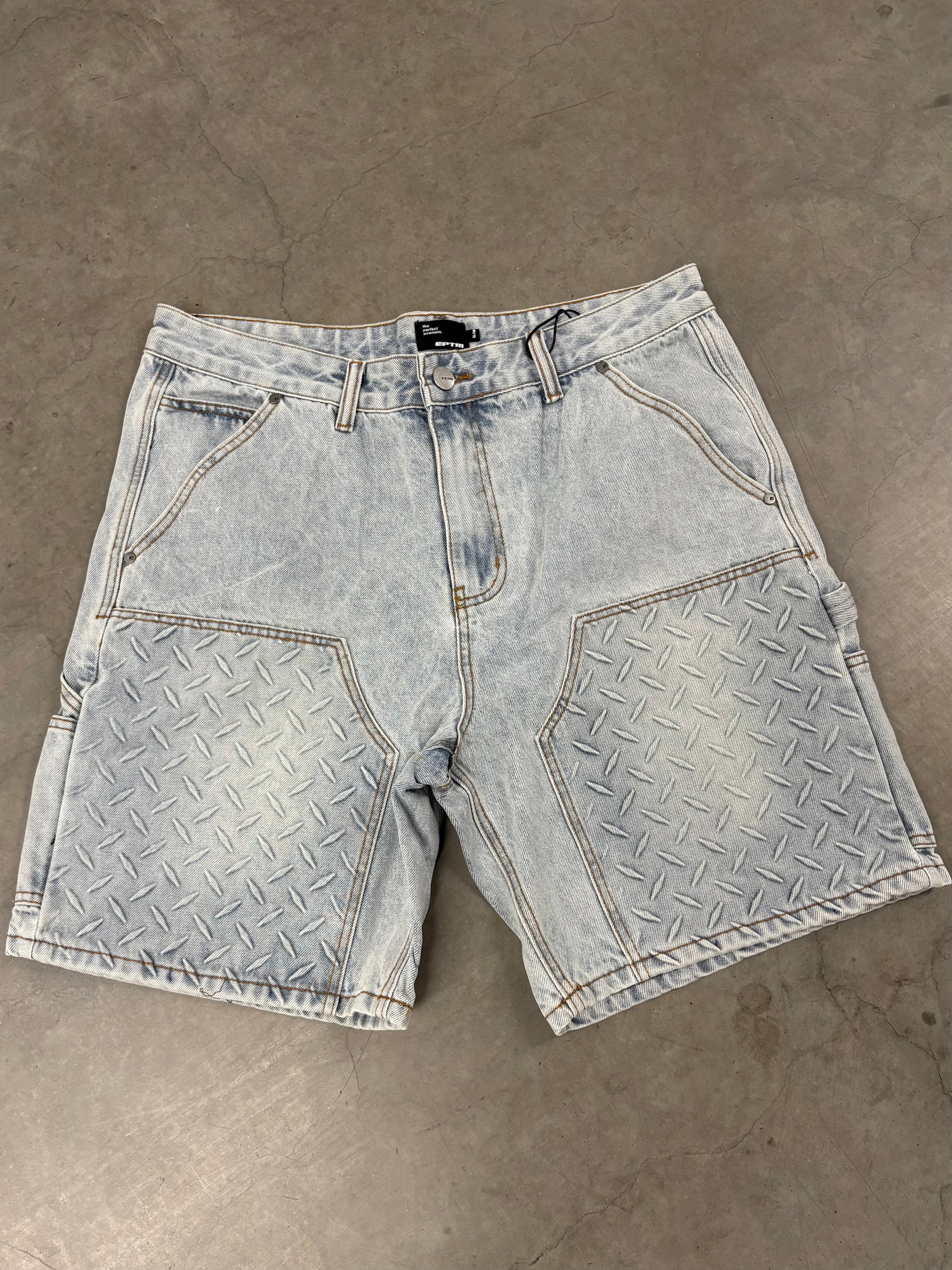 Blue Denim “Steeler Shorts”