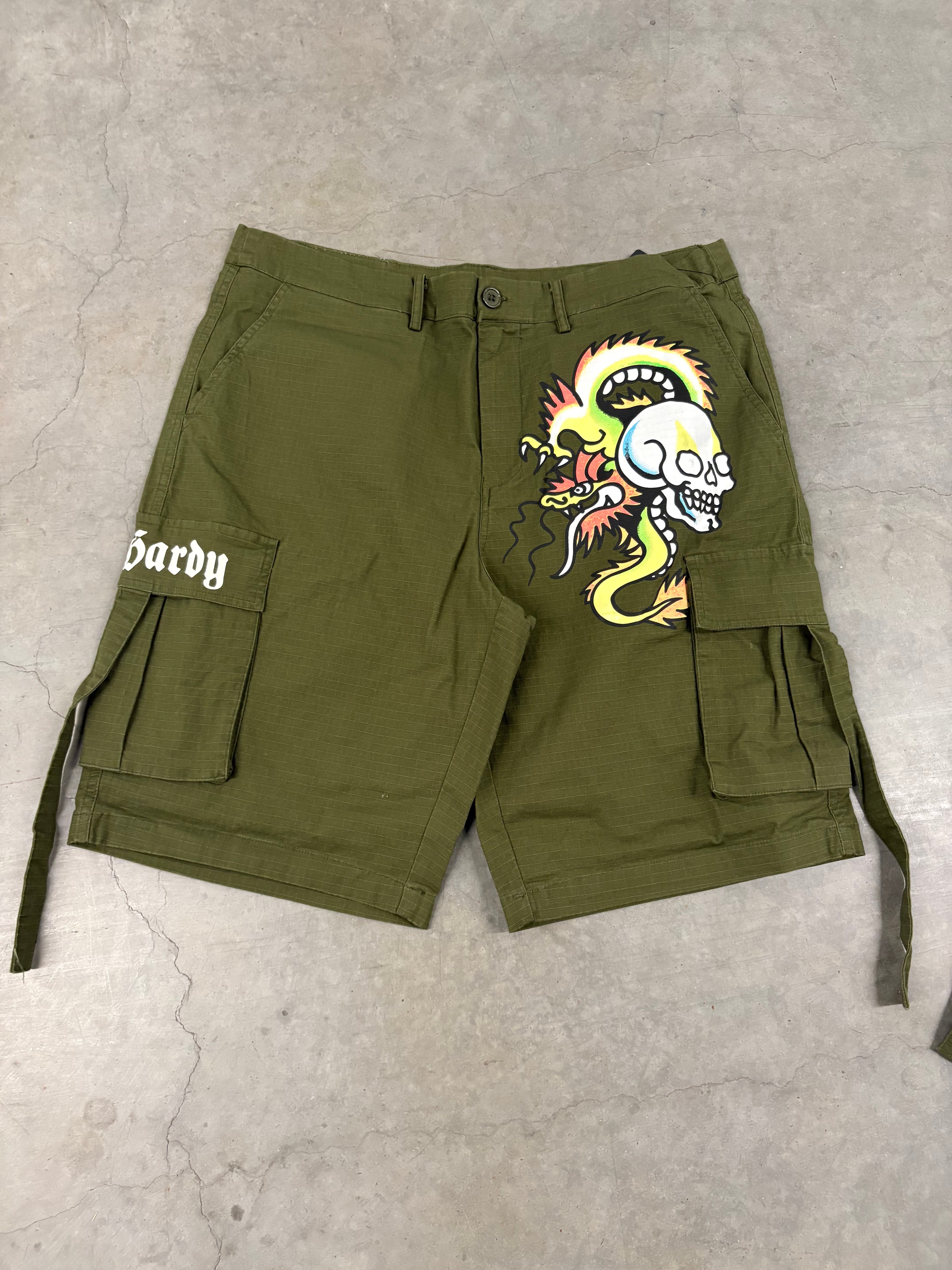 Eagle Skull Shorts
